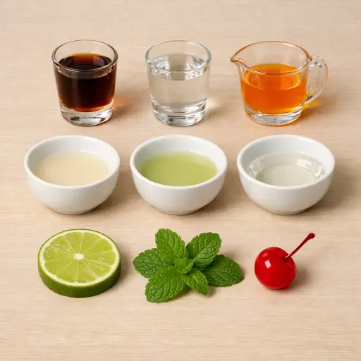 Ingredients for Tropical Mai Tai