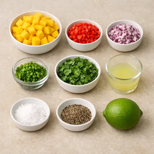 Ingredients for Tropical Mango Salsa