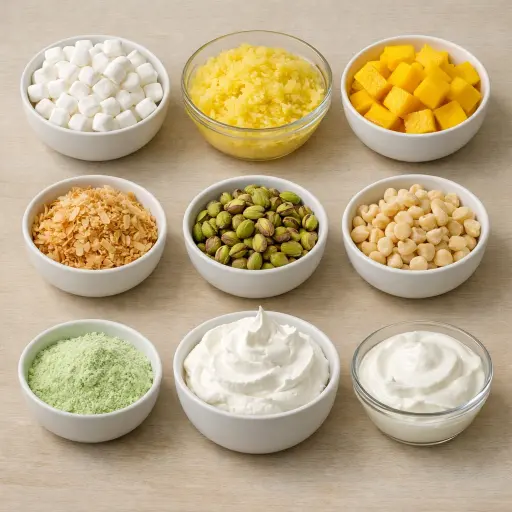 Ingredients for Tropical Oasis Salad