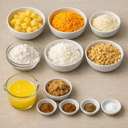 Ingredients for Tropical Pineapple & Cheese Delight
