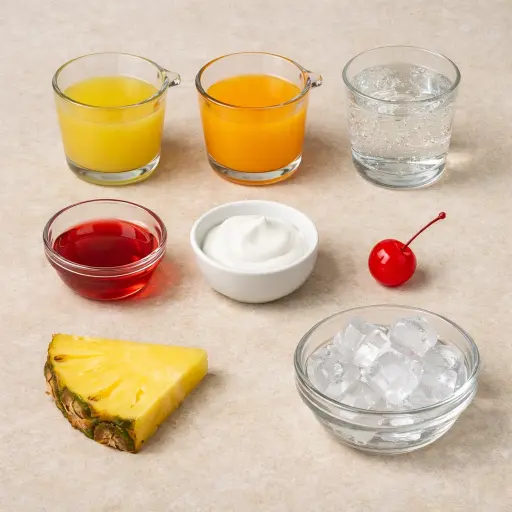Ingredients for Tropical Twilight Shirley