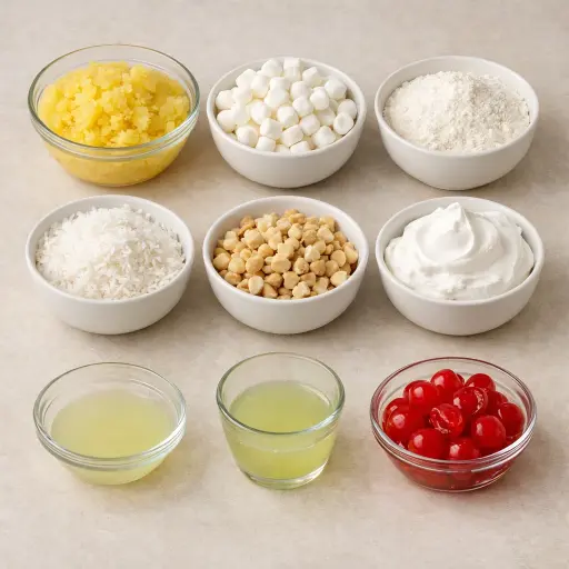 Ingredients for Tropical Watergate Delight