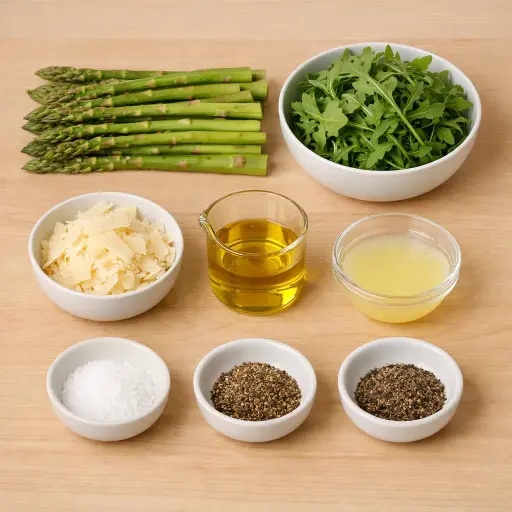 Ingredients for Truffle and Asparagus Salad