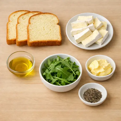 Ingredients for Truffle Brioche Grilled Cheese