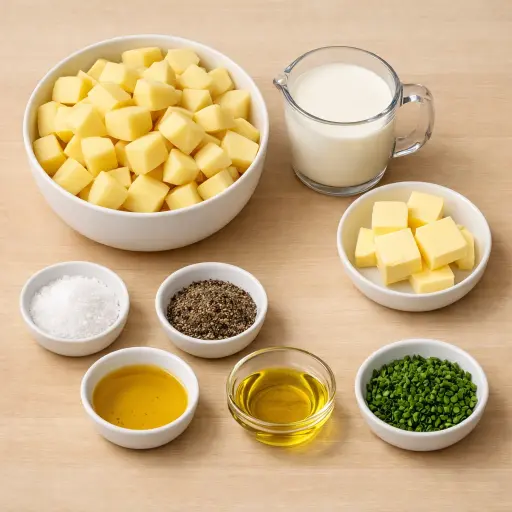 Ingredients for Truffle Infused Mashed Potatoes