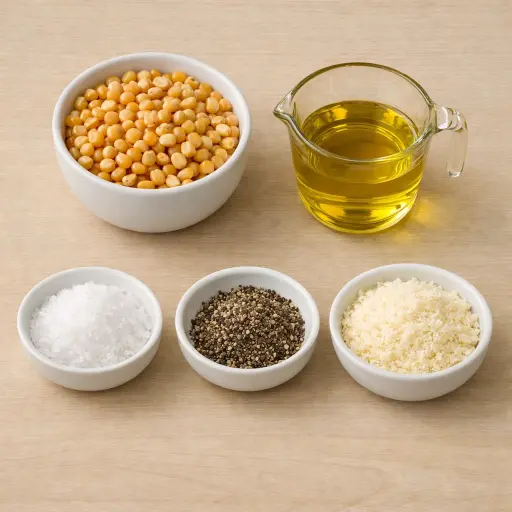 Ingredients for Truffle Oil Popcorn