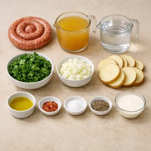 Ingredients for Tuscan Country Soup