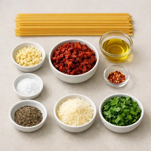 Ingredients for Tuscan Delight Pasta