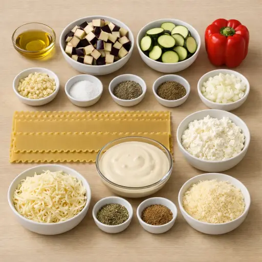 Ingredients for Tuscan Harvest Lasagna