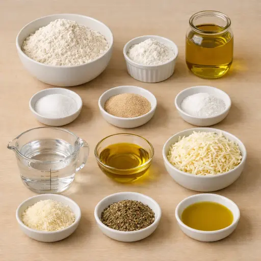 Ingredients for Tuscan Herb and Cheese Bread