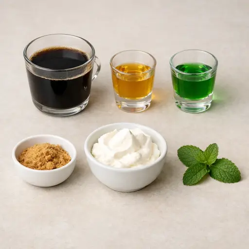 Ingredients for Twist of Emerald Irish Coffee
