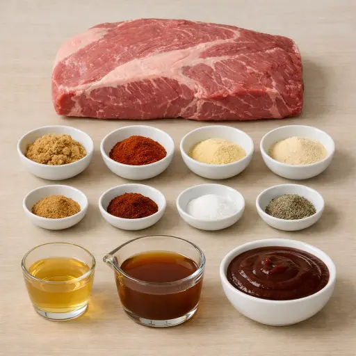 Ingredients for Unique Slow Cooker Brisket Delight