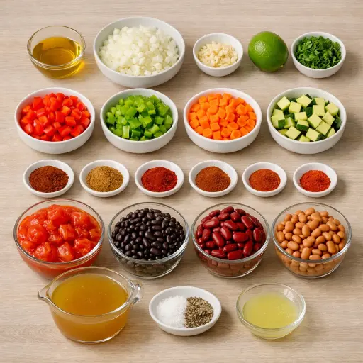 Ingredients for Vegetarian Chili