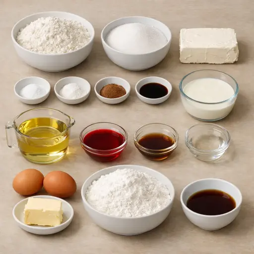 Ingredients for Velvet Red Delight