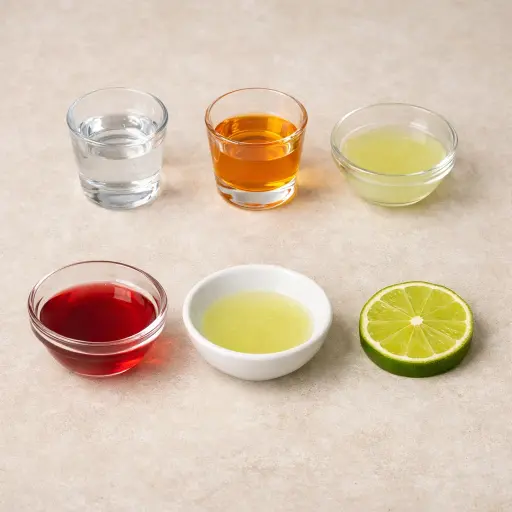 Ingredients for Vintage Cosmopolitan