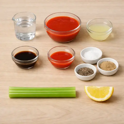 Ingredients for Vintage Mary