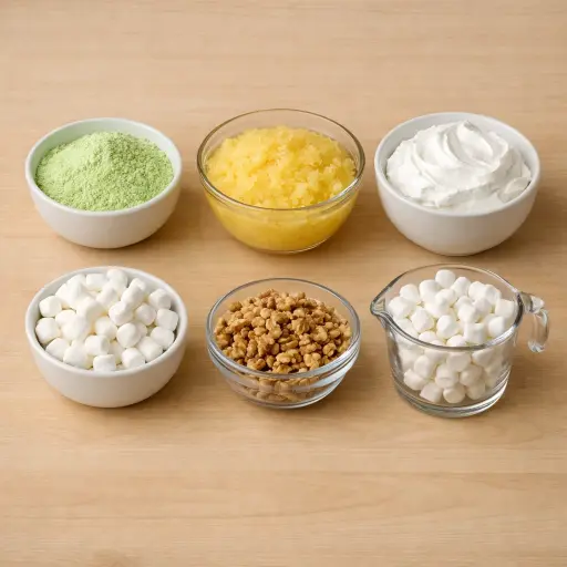 Ingredients for Vintage Pistachio Delight