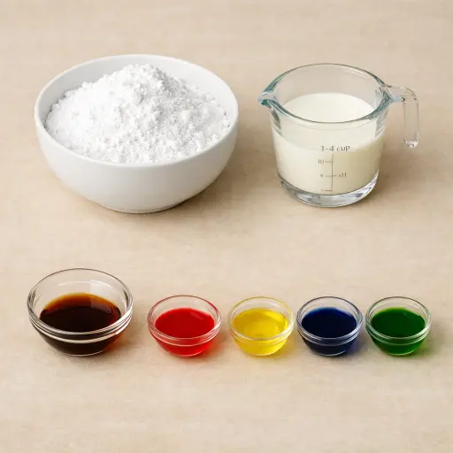 Ingredients for Vintage Sugar Cookie Icing
