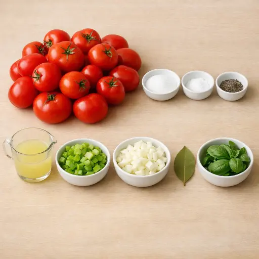 Ingredients for Vintage Tomato Elixir