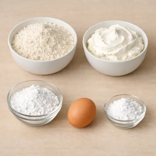 Ingredients for Whipped Cream Delight Cookies