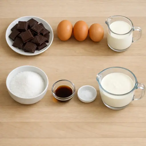 Ingredients for Whirlwind Chocolate Mousse