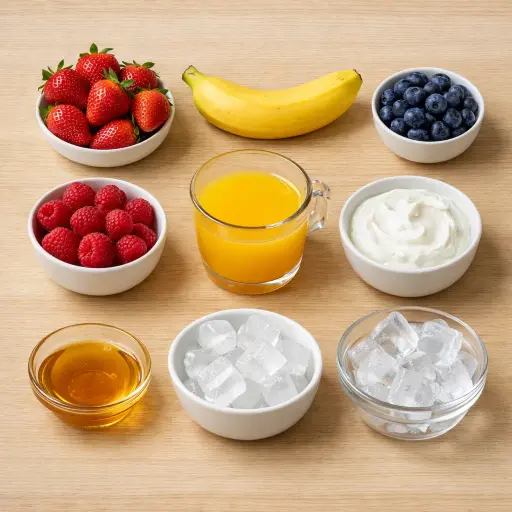 Ingredients for Wholesome Fruit Blend