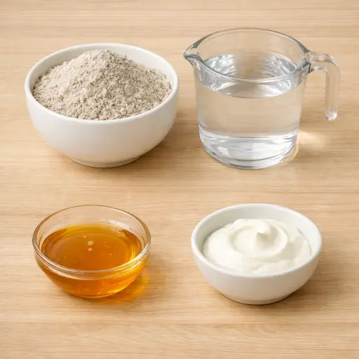 Ingredients for Wholesome Rye Sourdough Starter