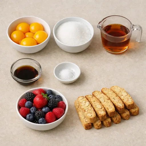 Ingredients for Zabaglione