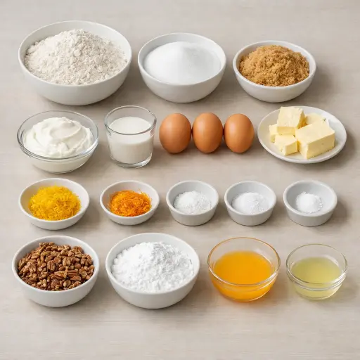 Ingredients for Zesty Citrus Sock-It-To-Me Cake