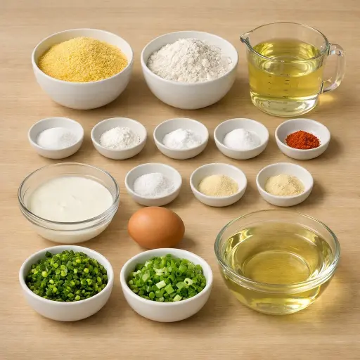 Ingredients for Zesty Jalapeño Hush Puppies