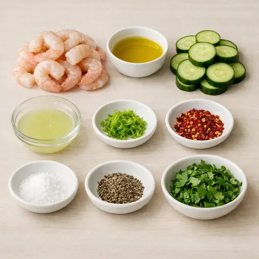 Ingredients for Zesty Lime Shrimp Bites