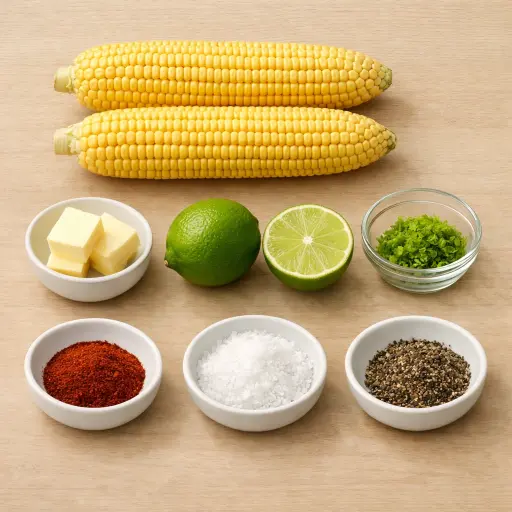 Ingredients for Zesty Microwave Corn Delight