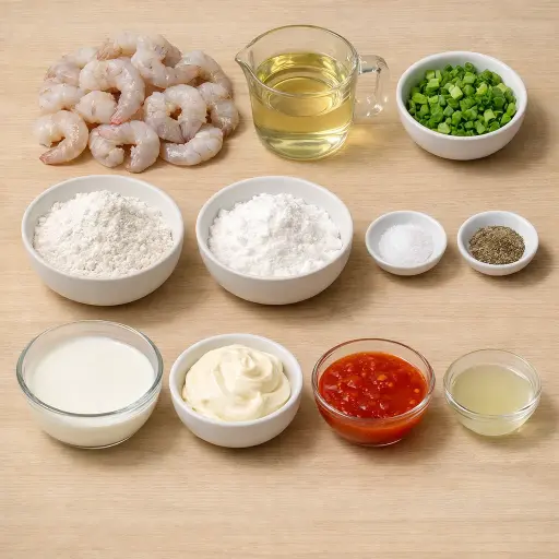 Ingredients for Zesty Shrimp Delight