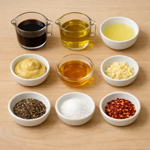 Ingredients for Zesty Tuna Steak Marinade