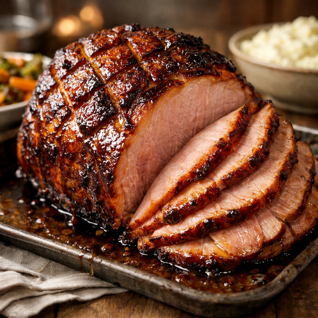 Classic Maple-Glazed Baked Ham