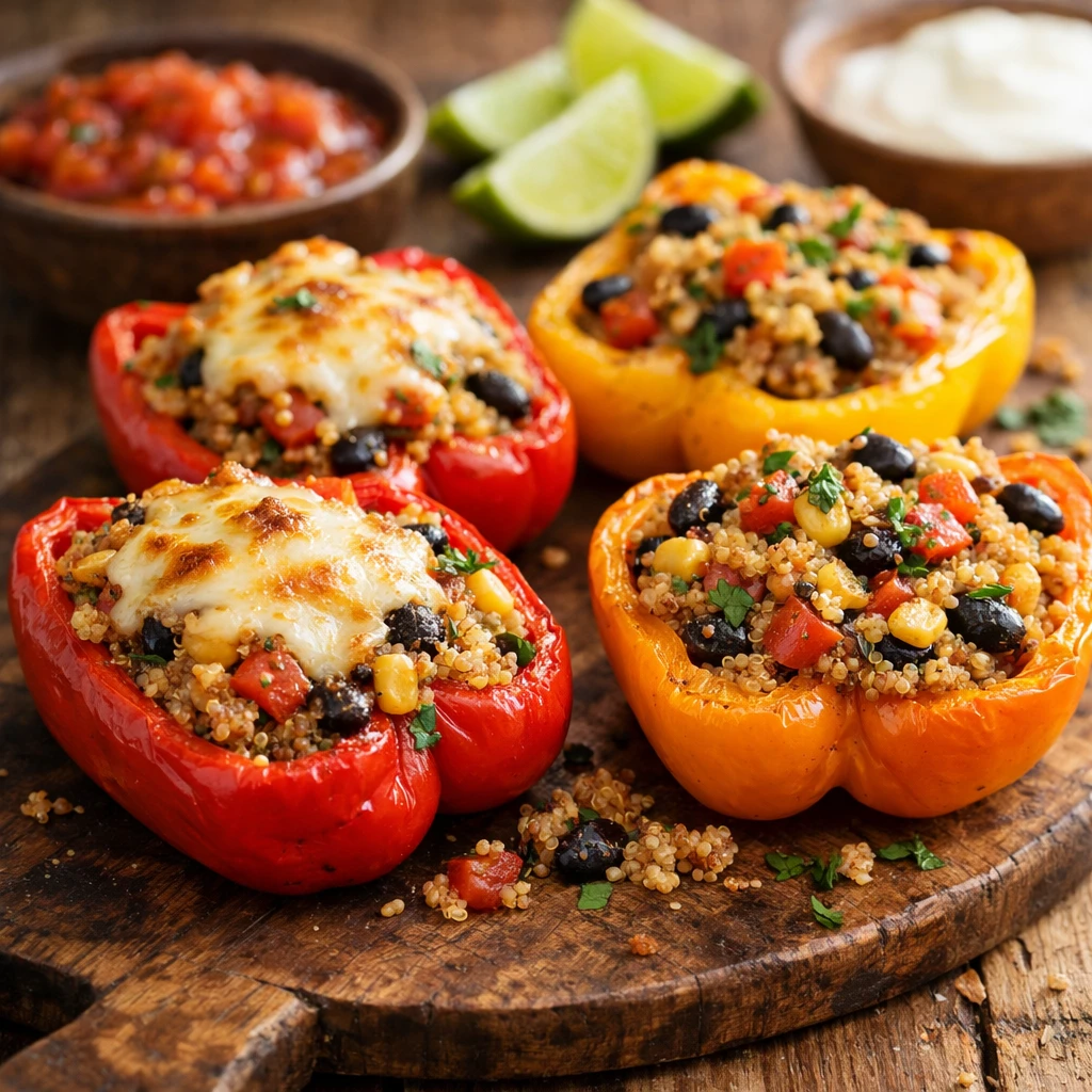 Classic Quinoa-Stuffed Bell Peppers