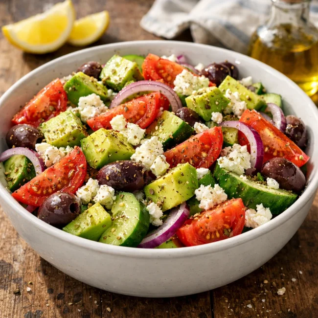 Aegean Avocado Greek Salad