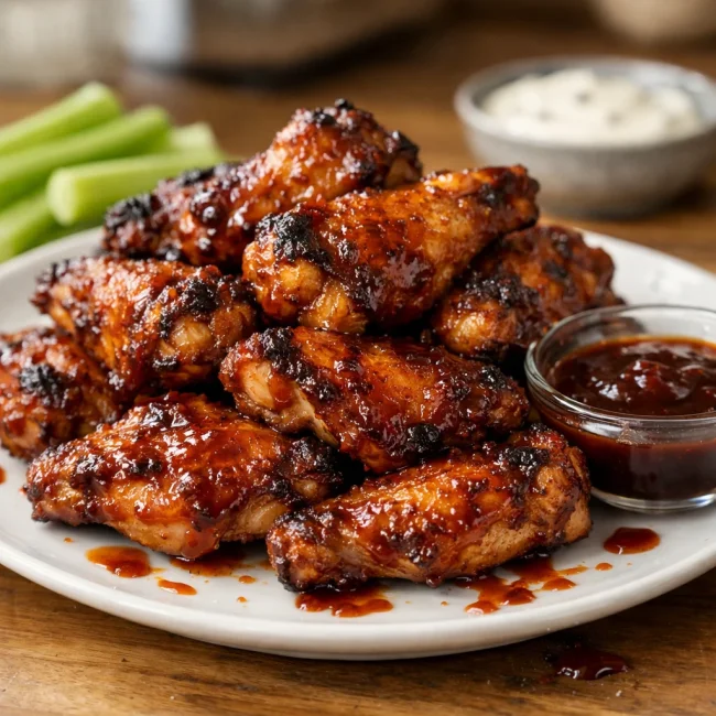 Air Fryer BBQ Wings