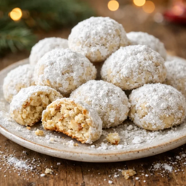 Almond Bliss Snowballs