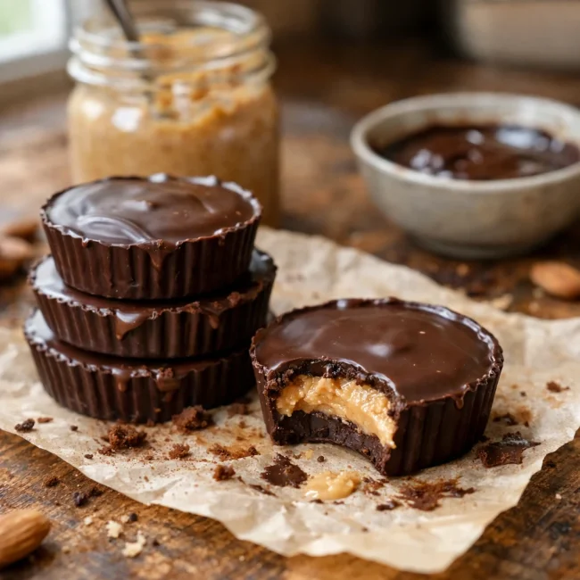 Almond Butter Chocolate Cups