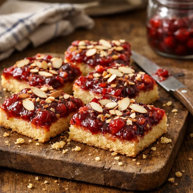 Almond Cherry Bliss Bars