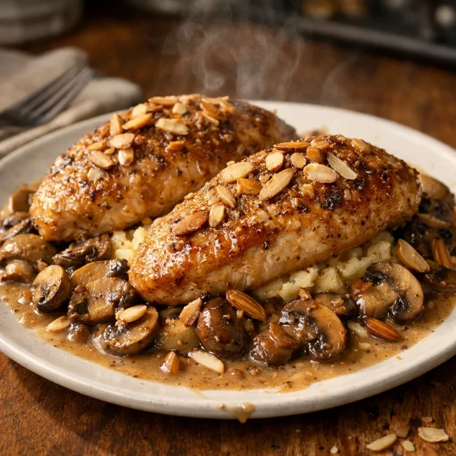 Almond Chicken Marsala
