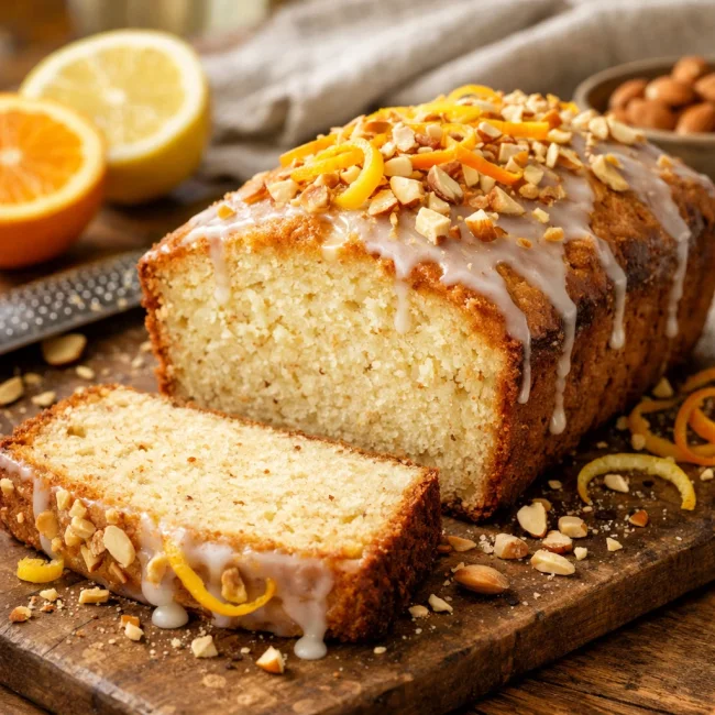 Almond Citrus Pound Cake