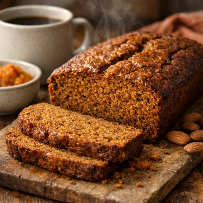 Almond Flour Pumpkin Bread