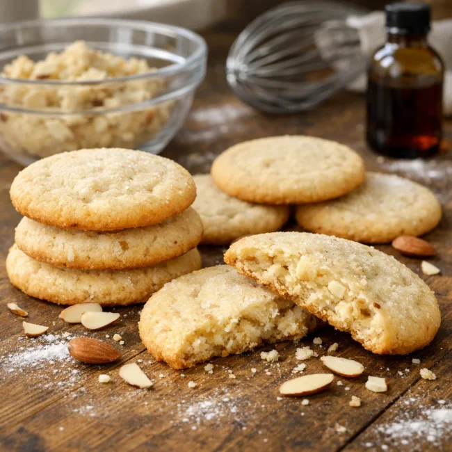 Almond Vanilla Sugar Cookies