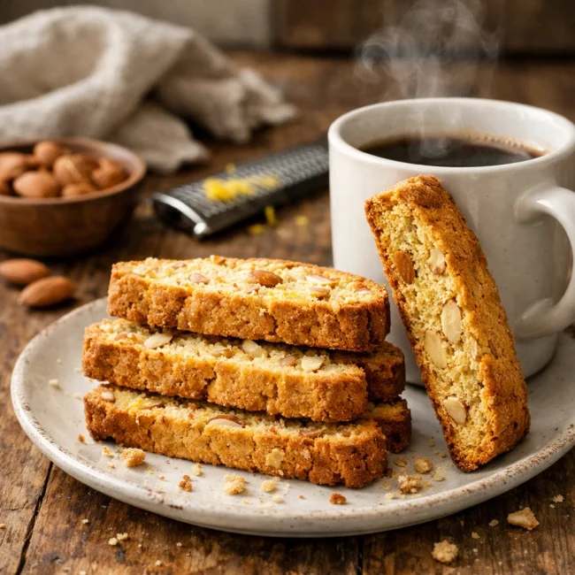 Almond Zest Biscotti