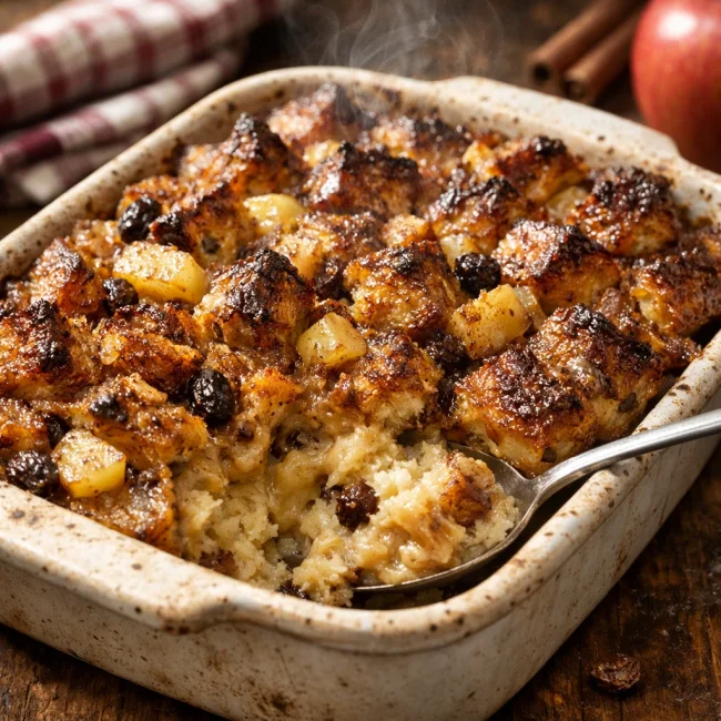 Apple Cinnamon Bread Pudding