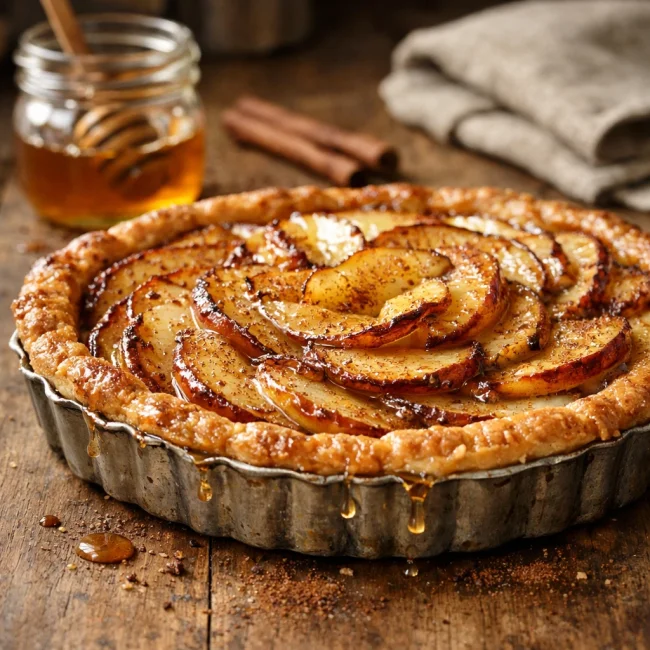 Apple-Cinnamon Honey Tart