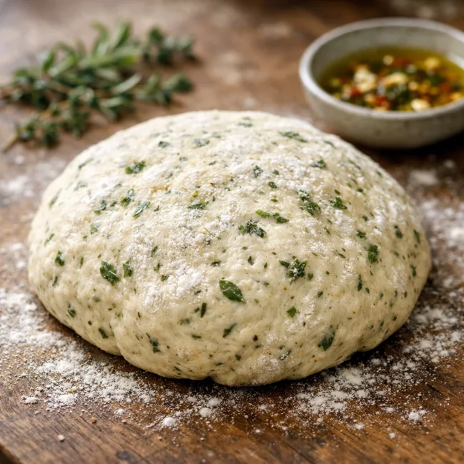 Artisan Herb-Infused Pizza Dough