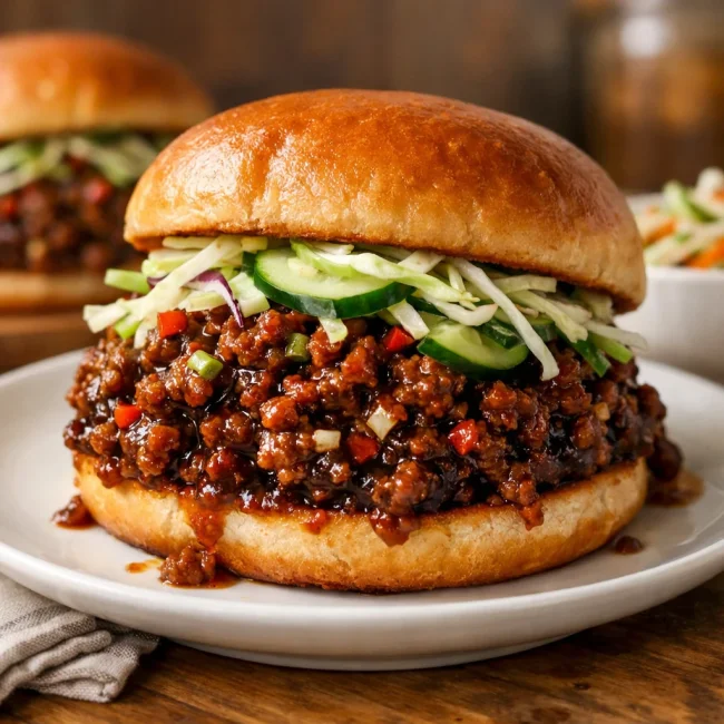 Asian Fusion Sloppy Joes